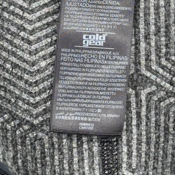 Under Armour ColdGear Sleeveless  Vest fleece womens size M Gray pockets - Picture 3 of 10